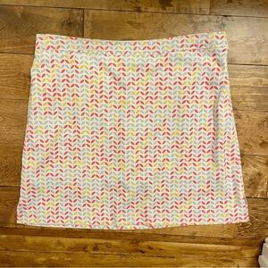 Cracked Wheat Pink and Orange Golf Skort